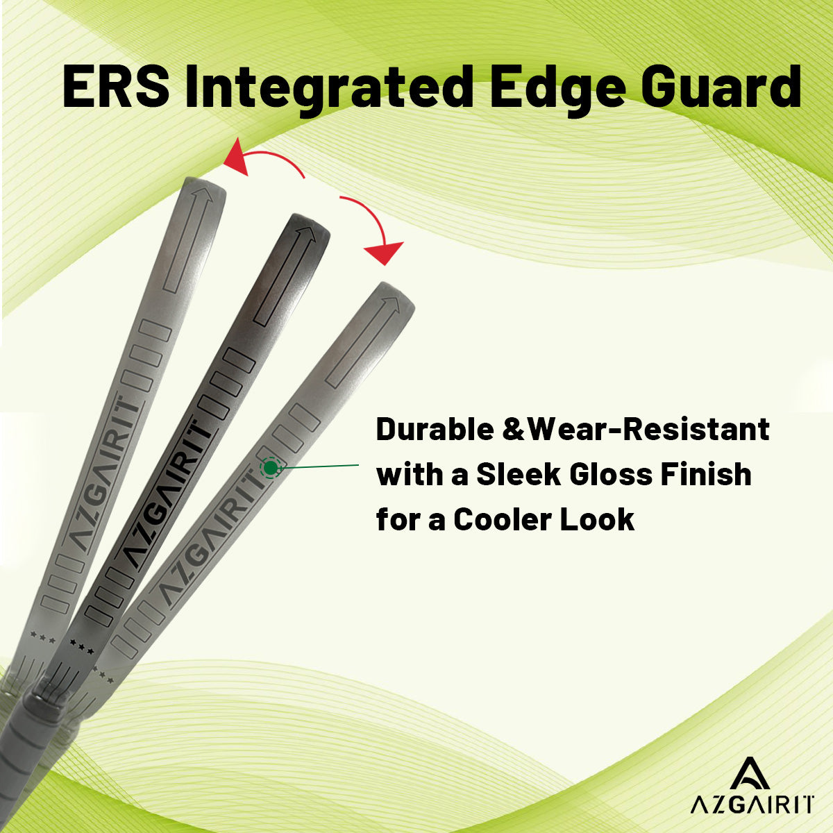 Azgairit Reaver Pickleball Paddle TrueFoam Waves Core | Titanium Reinforced | T700 Carbon Fiber